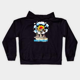 Dog Stressed - What Deadline Kids Hoodie